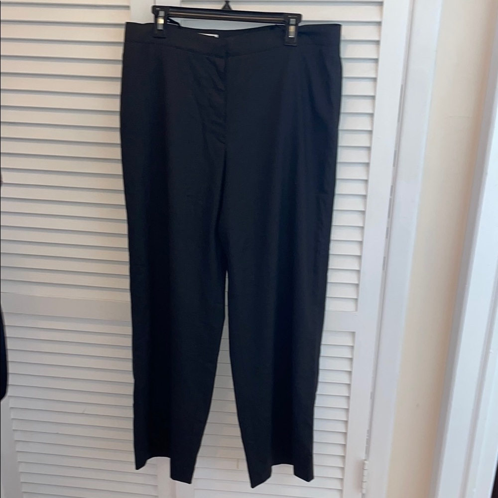 Jilsander dark grey Dress Pants wide wool/elastine stretch size 42 euro Italy
